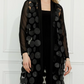Frank Lyman Long Sheer Knit Jacket
