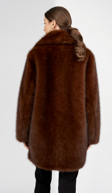 Frank Lyman Faux Fur Coat