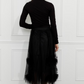 Frank Lyman Ruffled Midi Skirt