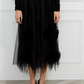 Frank Lyman Ruffled Midi Skirt
