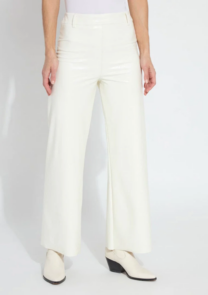 LYSSE Hi Waist Vegan Leather Wide Leg
