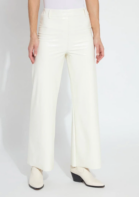 LYSSE Hi Waist Vegan Leather Wide Leg