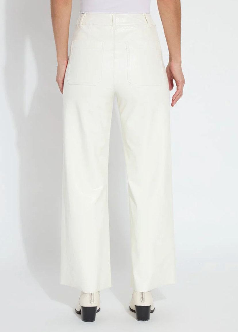 LYSSE Hi Waist Vegan Leather Wide Leg