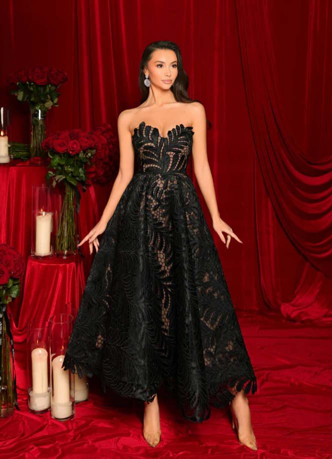 Nicoletta A-Line Midi Dress