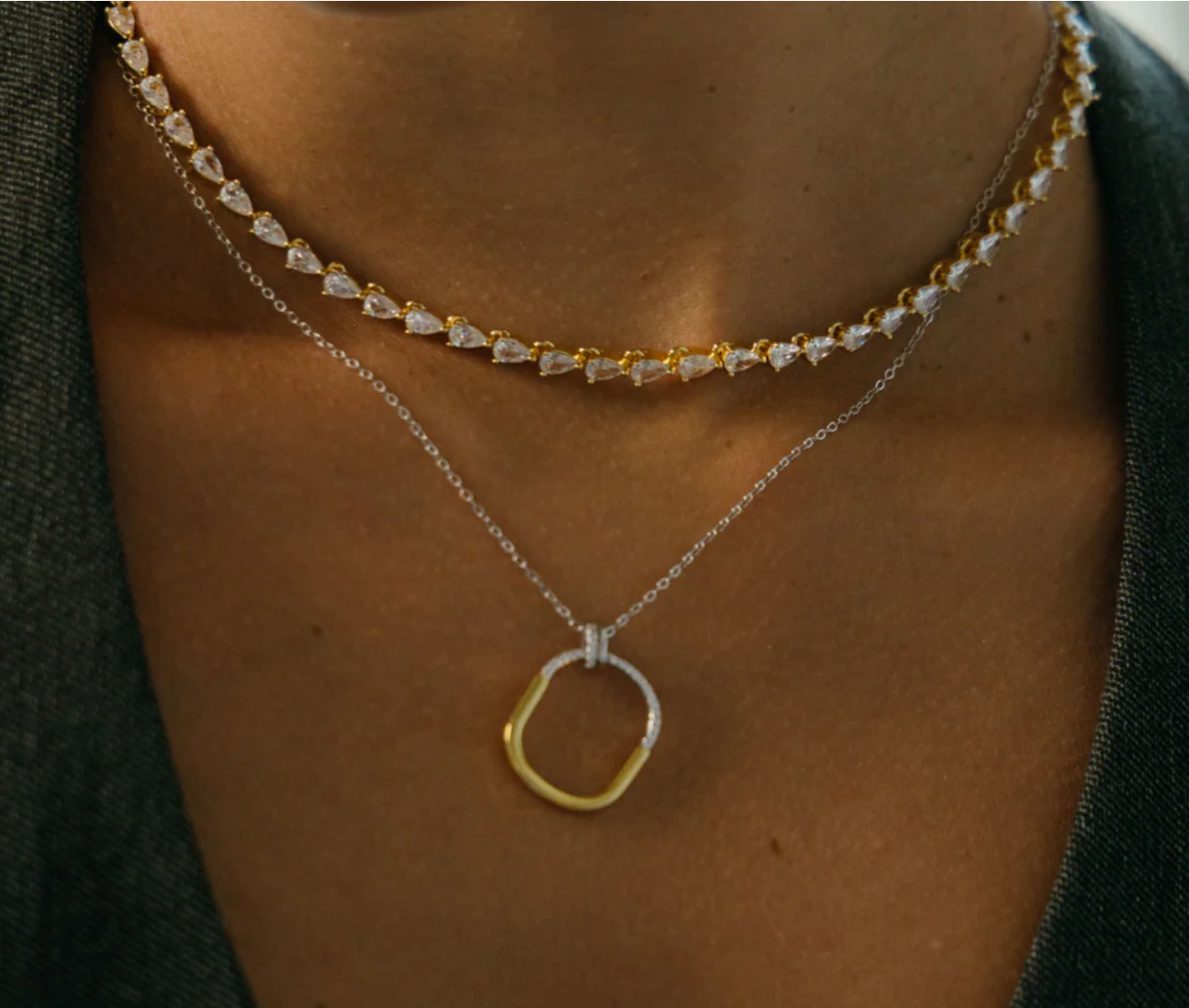 SAHIRA Kira Tennis Necklace