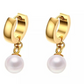SAHIRA Jax Pearl Huggie Earring