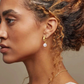 SAHIRA Jax Pearl Huggie Earring