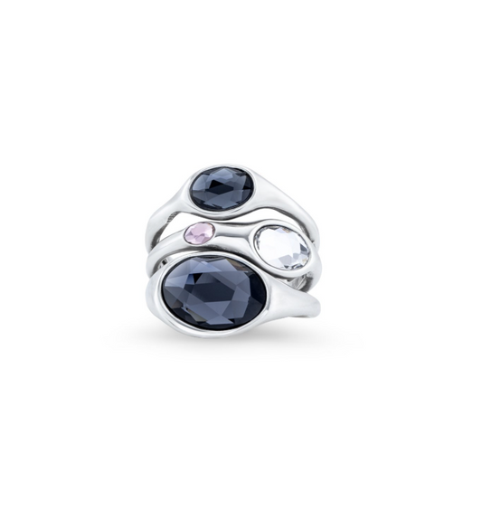 UNO DE 50 Sunshine Ring with crystals
