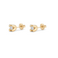 UNO DE 50 Cosmos Stud earrings with white cubic zirconia