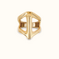 UNO DE 50 Ser Majestuosa Gold Manta ray-shaped ring