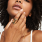 UNO DE 50 Ser Majestuosa Gold Manta ray-shaped ring