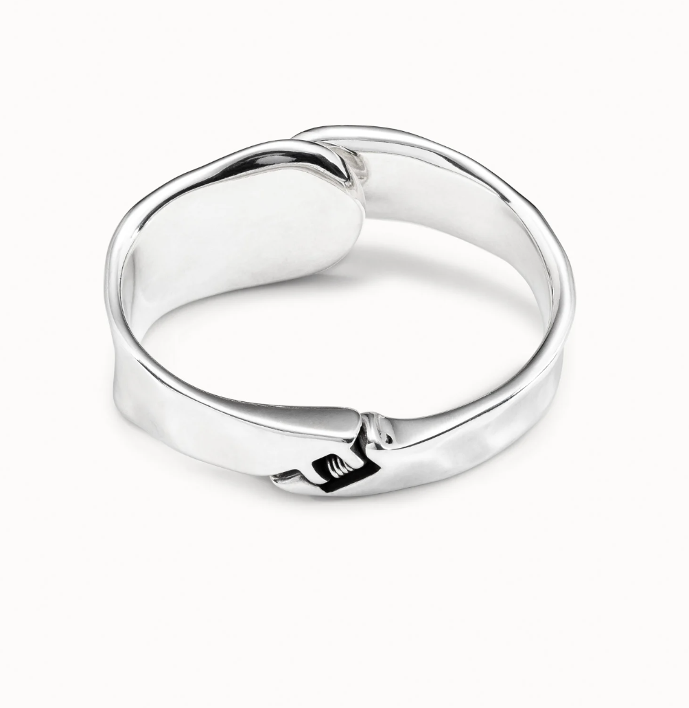 UNO DE 50 Olas Waves shaped bangle bracelet