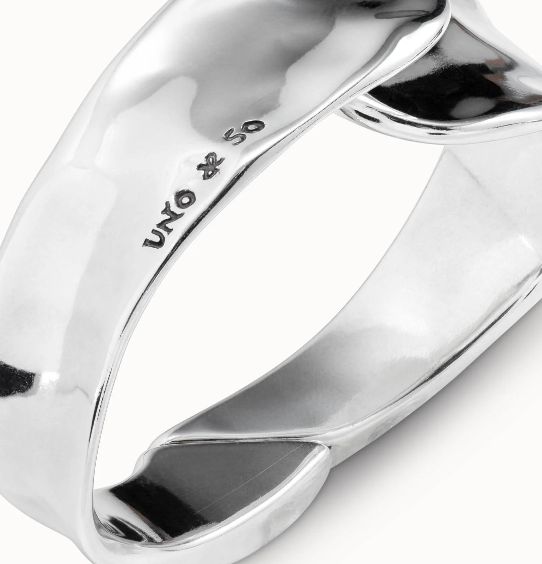 UNO DE 50 Olas Waves shaped bangle bracelet