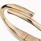 UNO DE 50 Meeting Point Gold Tubular shaped bangle bracelet