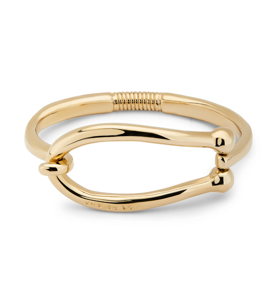 UNO DE 50 Teen Gold Bangle bracelet with large link