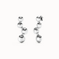 UNO DE 50 Ser intrépida Silver Drop earrings with beads