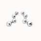 UNO DE 50 Ser intrépida Silver Drop earrings with beads