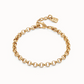 UNO DE 50 Gold Link chain bracelet