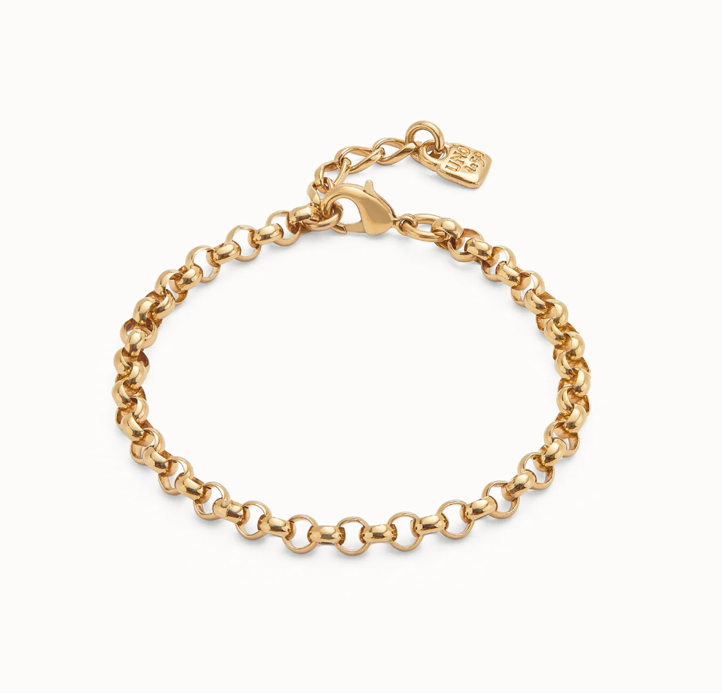 UNO DE 50 Gold Link chain bracelet