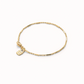 UNO DE 50 Gold Charm chain bracelet