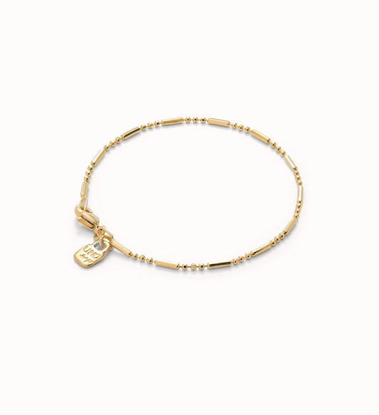 UNO DE 50 Gold Charm chain bracelet