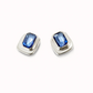 UNO DE 50 Ser Magnetica Stud earrings with blue crystal
