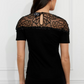 Frank Lyman Chic Beaded Crew Neck Pullover