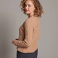 Alashan Cashmere 100% Cashmere Maxine Cable V Neck Sweater