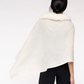 Alashan Cashmere 100% Cashmere LUXE Windchill Fox Trim Topper