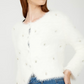 Frank Lyman Chic Jewel Crew Neck Sweater