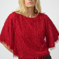 Joseph Ribkoff Glamorous Fringe Pullover