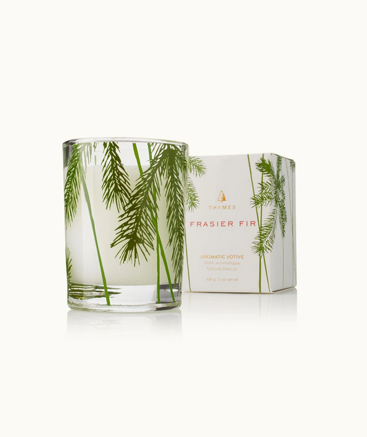 Frasier Fir Votive Candle, Pine Needle