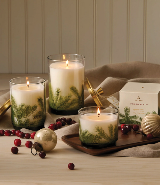 Frasier Fir Heritage Large Pine Needle Luminary Candle