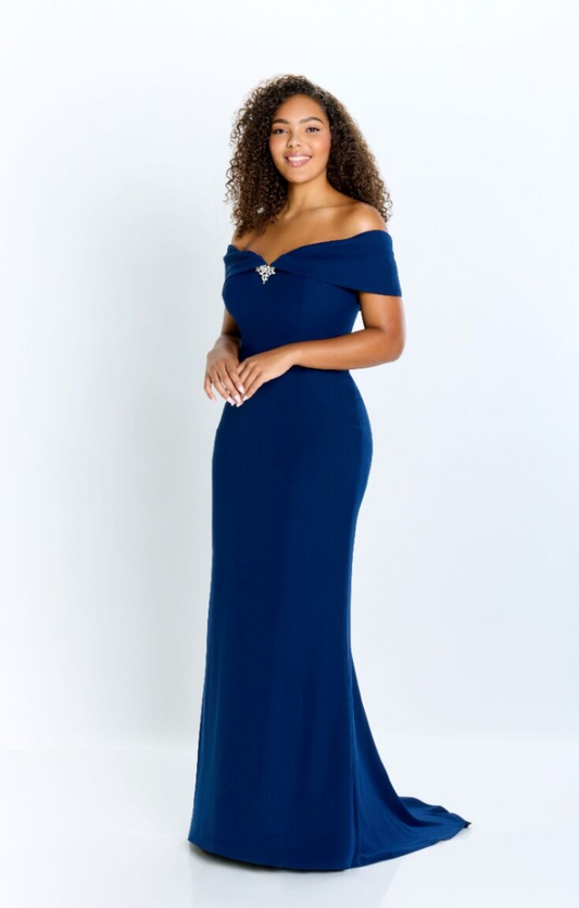 Montage by Mon Cheri 120905 Off The Shoulder Dress