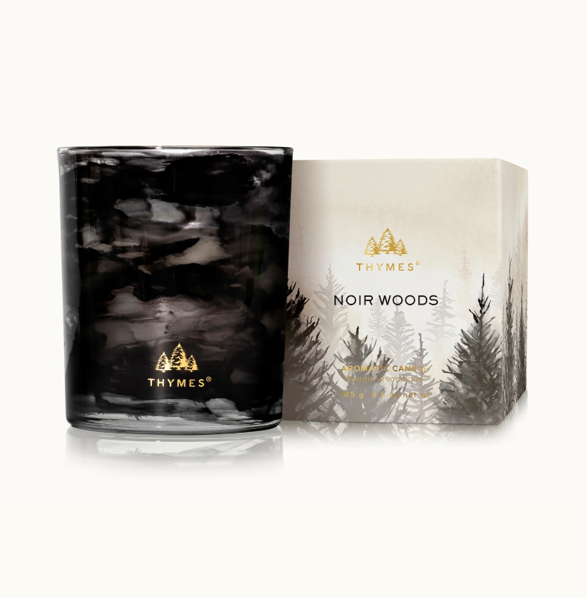Thymes Noir Woods 6.5 oz Poured Candle