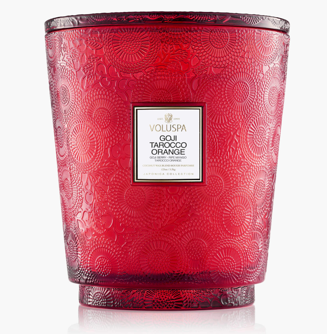 Voluspa Goji Tarocco Orange 5 Wick Hearth Candle