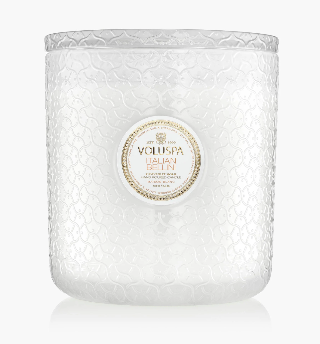 Italian Bellini 3 Wick Tin Candle 12oz.