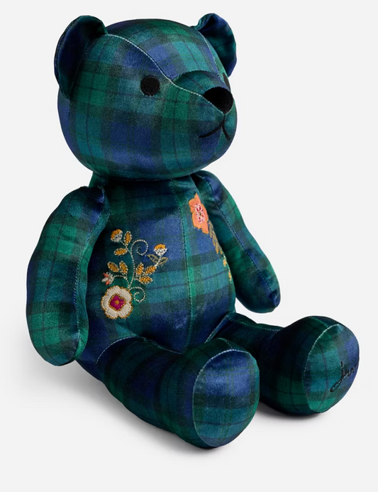 Johnny Was Mingo Plain Embroidered Velvet Bear