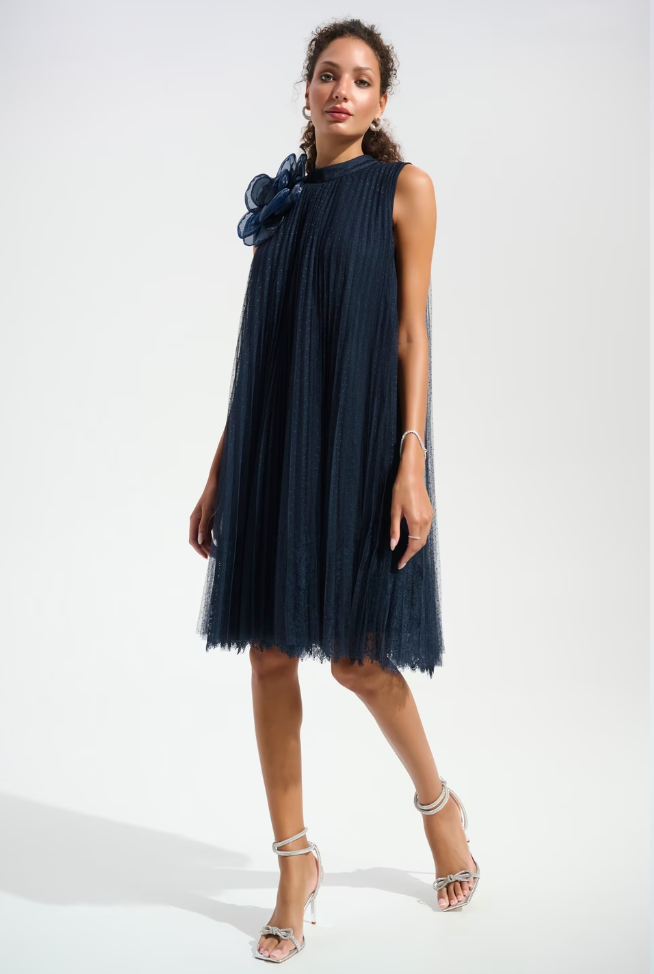 Joseph Ribkoff High-neck A-line Dress