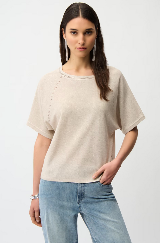 Joseph Ribkoff Crew Neck Jewel Pullover