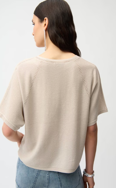 Joseph Ribkoff Crew Neck Jewel Pullover