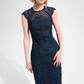Joseph Ribkoff Floral Knee-length Dress