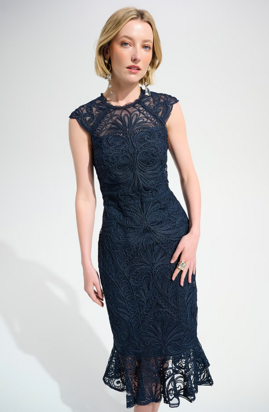 Joseph Ribkoff Floral Knee-length Dress