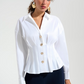 Joseph Ribkoff Sophisticated Fitted Peplum Blouse