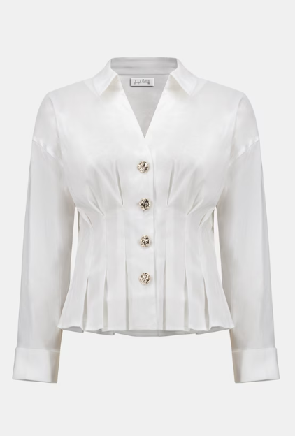 Joseph Ribkoff Sophisticated Fitted Peplum Blouse