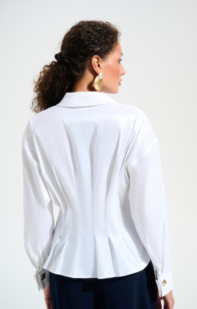 Joseph Ribkoff Sophisticated Fitted Peplum Blouse