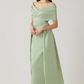 Teri Jon Taffeta Off The Shoulder Overlay Skirt Gown