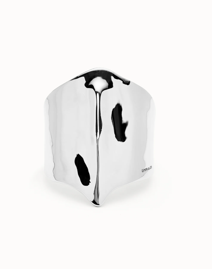 UNO DE 50 Bangle bracelet with manta ray structure