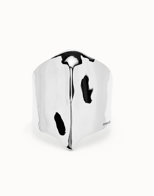 UNO DE 50 Bangle bracelet with manta ray structure