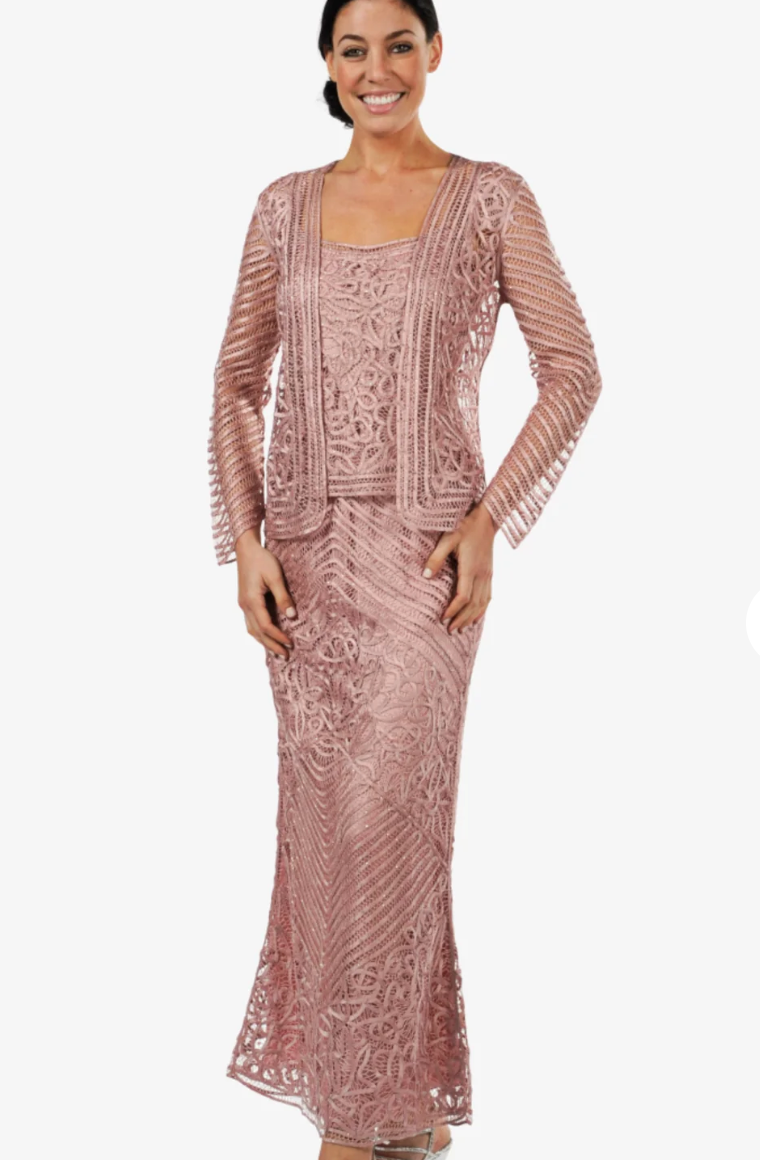 Soulmates Silk Beaded Handmade Jacket Top and Skirt Set